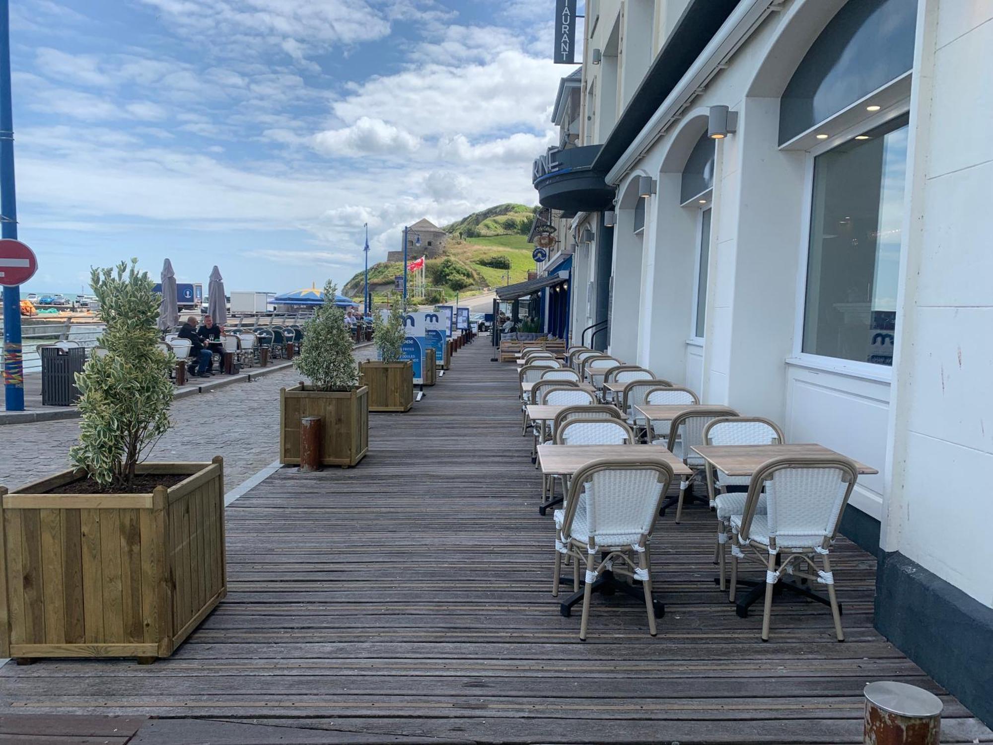 Le Grand Hotel De La Marine "Face A La Mer" Port-en-Bessin-Huppain Kültér fotó